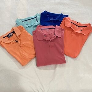 Lot of 5 Men’s XXL Cotton Pique Polos